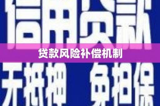 宝应县贷款风险补偿机制