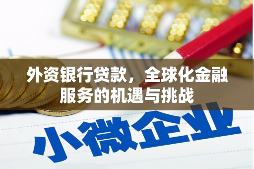 宝应县外资银行贷款，全球化金融服务的机遇与挑战