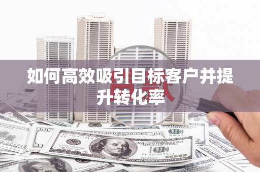 宝应县如何高效吸引目标客户并提升转化率