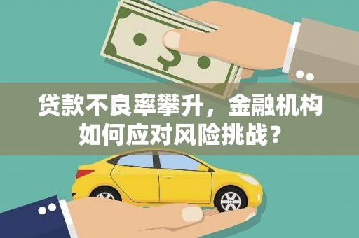 宝应县贷款不良率攀升，金融机构如何应对风险挑战？