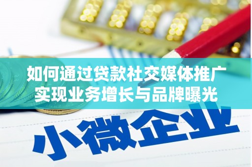 宝应县如何通过贷款社交媒体推广实现业务增长与品牌曝光