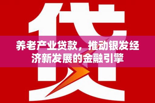 宝应县养老产业贷款，推动银发经济新发展的金融引擎