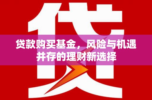 宝应县贷款购买基金，风险与机遇并存的理财新选择