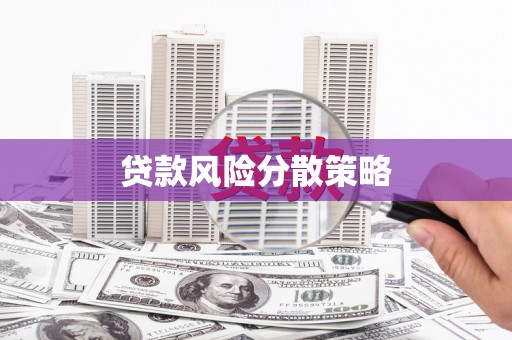 宝应县贷款风险分散策略