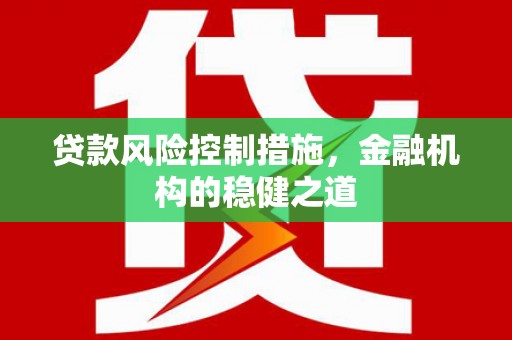 宝应县贷款风险控制措施，金融机构的稳健之道