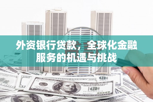 宝应县外资银行贷款，全球化金融服务的机遇与挑战